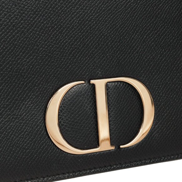 Christian Dior 30 Montaigne Black Leather 2-in-1 Pouch - Picture 11 of 15